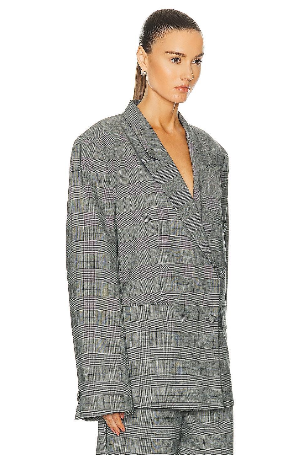 EZR Boxy Blazer in Grey Product Image