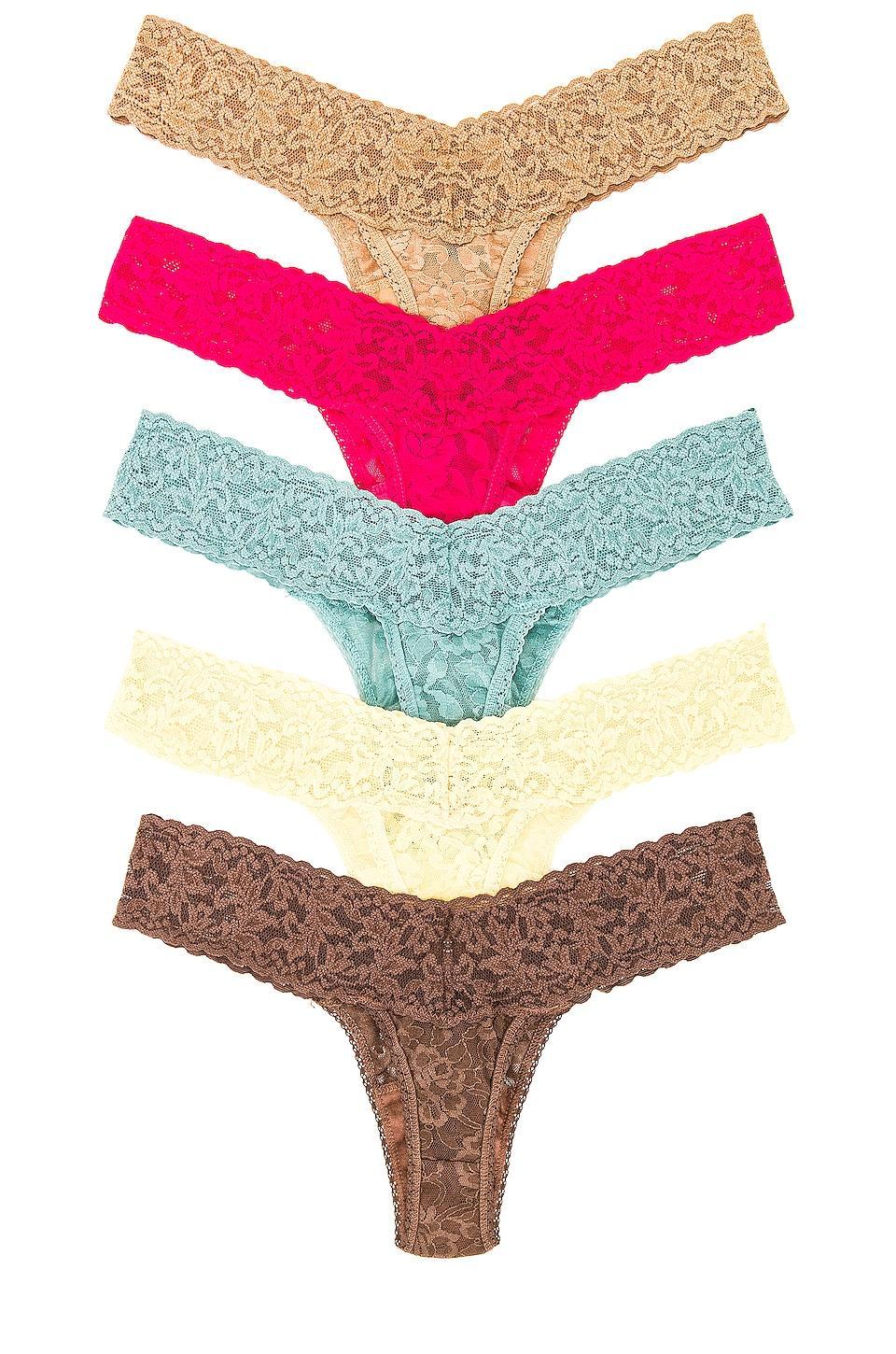 Five Low Rise Thongs Hanky Panky Product Image