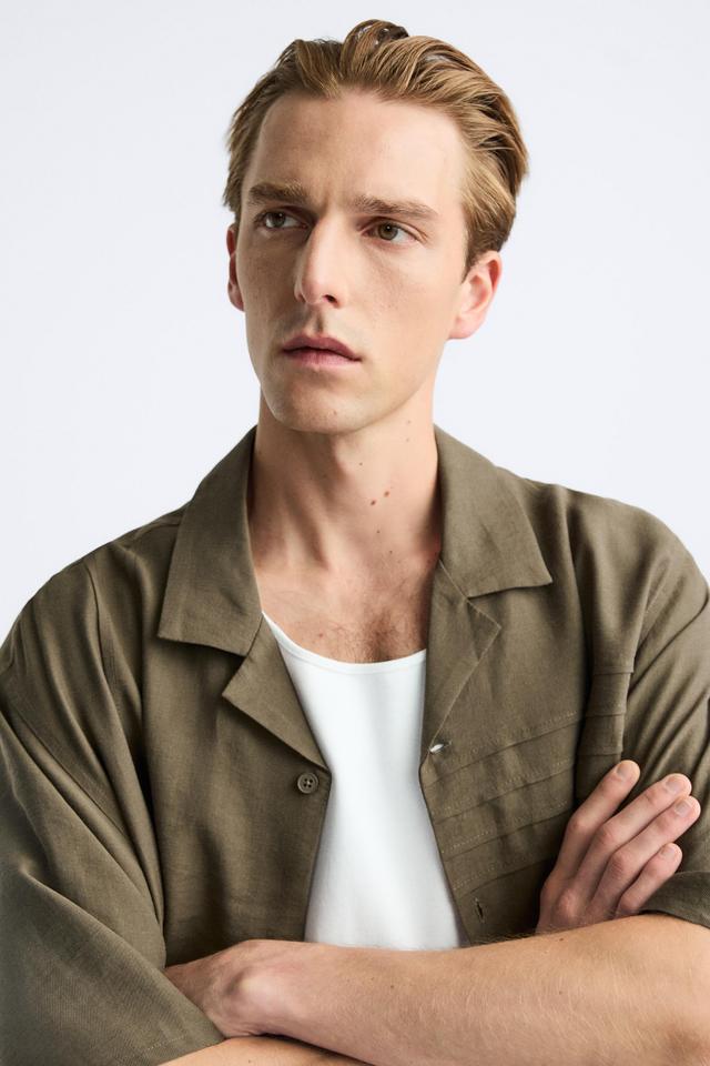 LYOCELL - LINEN BLEND SHIRT Product Image