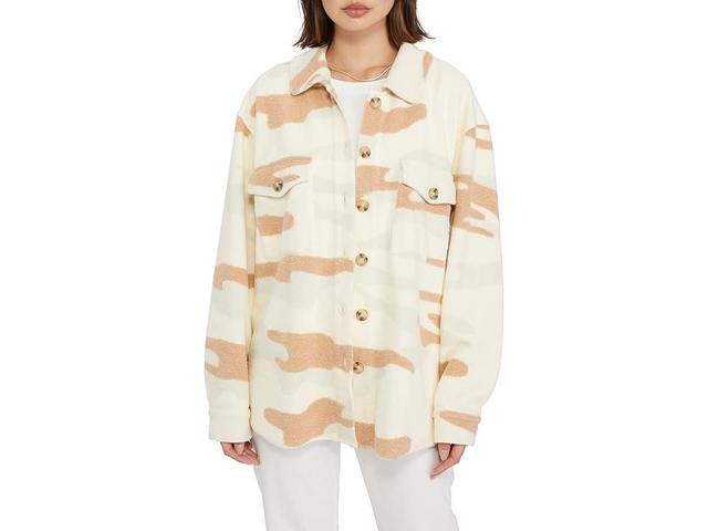 Sanctuary The Shacket (Shasta Camo) Women's Clothing Product Image