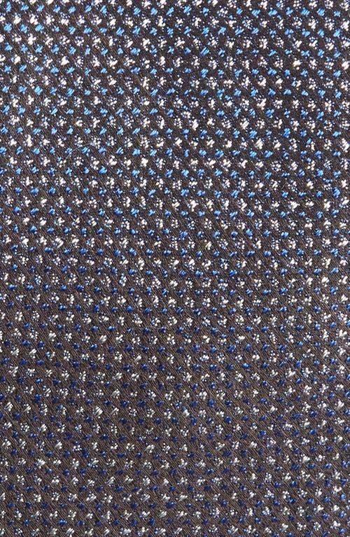 HUGO BOSS Boss Solid Silk Tie In Dark Blue Product Image