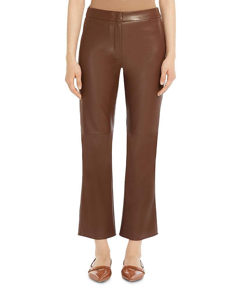 Sublime Faux Leather Kick-Flare Trousers Product Image