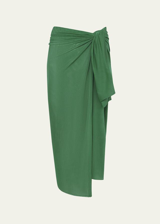 Womens Amanda Knot Midi-Skirt Product Image