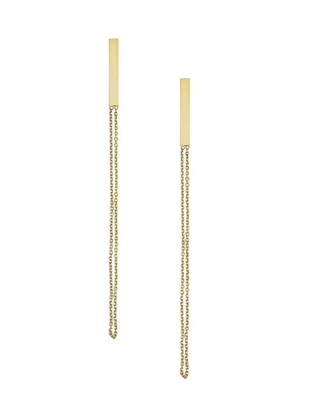 Womens 14K Yellow Gold Donatello Drop Earrings Product Image