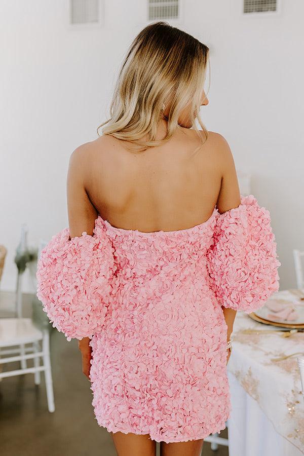 Expect First Class Mini Dress in Pink Product Image