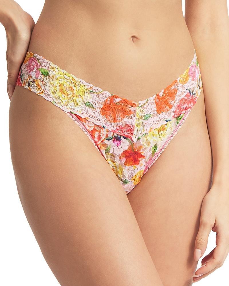 Hanky Panky Original-Rise Printed Lace Thong Product Image