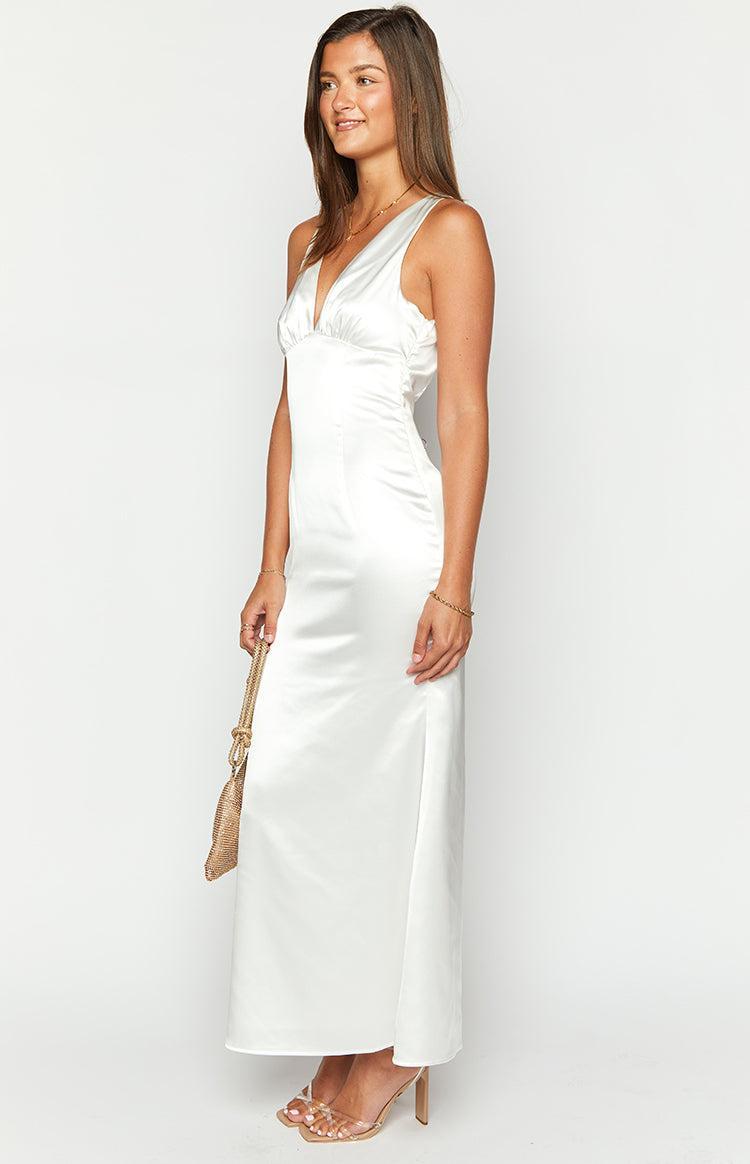 Clara White Maxi Dress Product Image