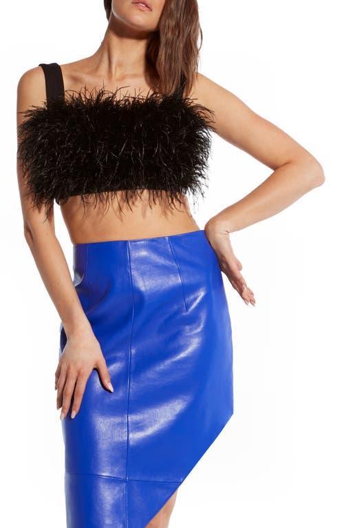 AS by DF Marianna Feather Crop Top Product Image