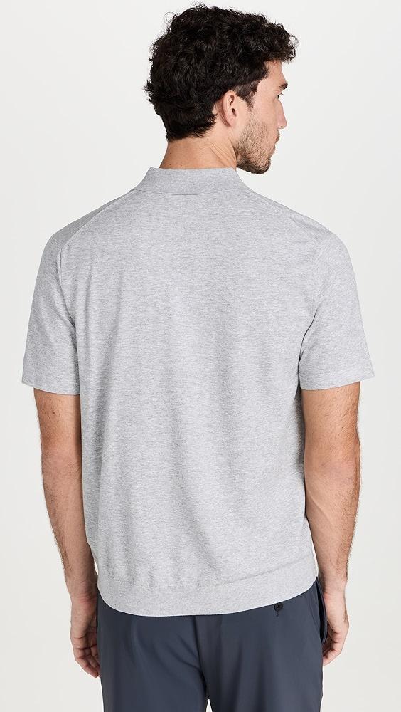 Theory Goris Short Sleeve Knit Polo | Shopbop Product Image