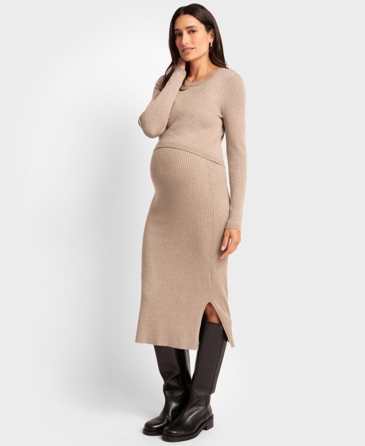 Seraphine Womens Layered Sweater Dress product image