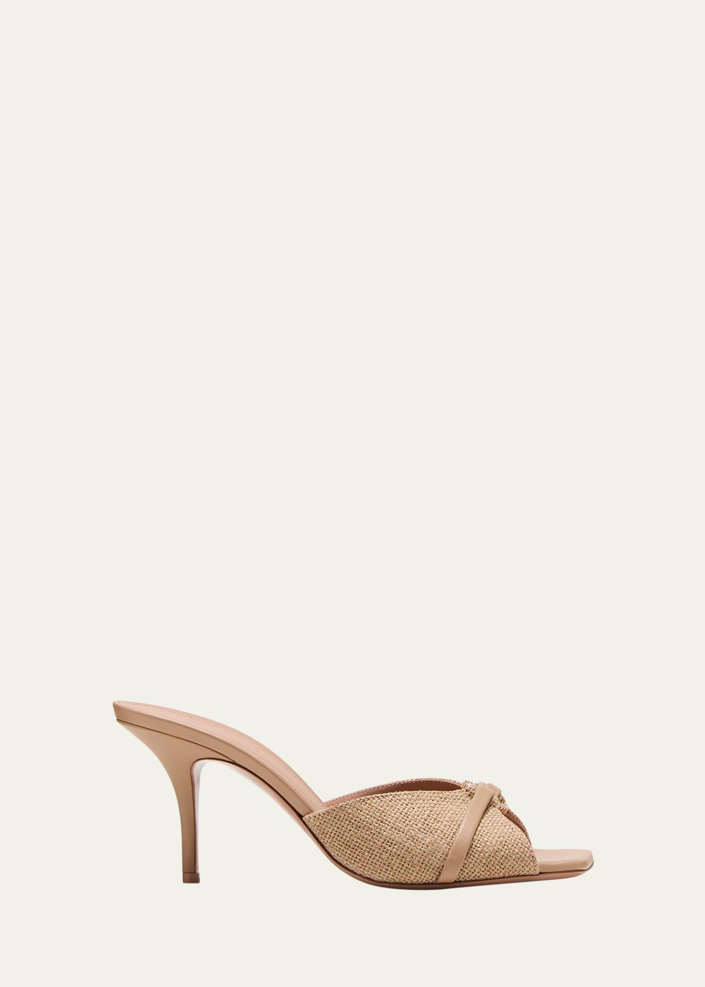 Patricia Raffia Stiletto Mule Sandals Product Image