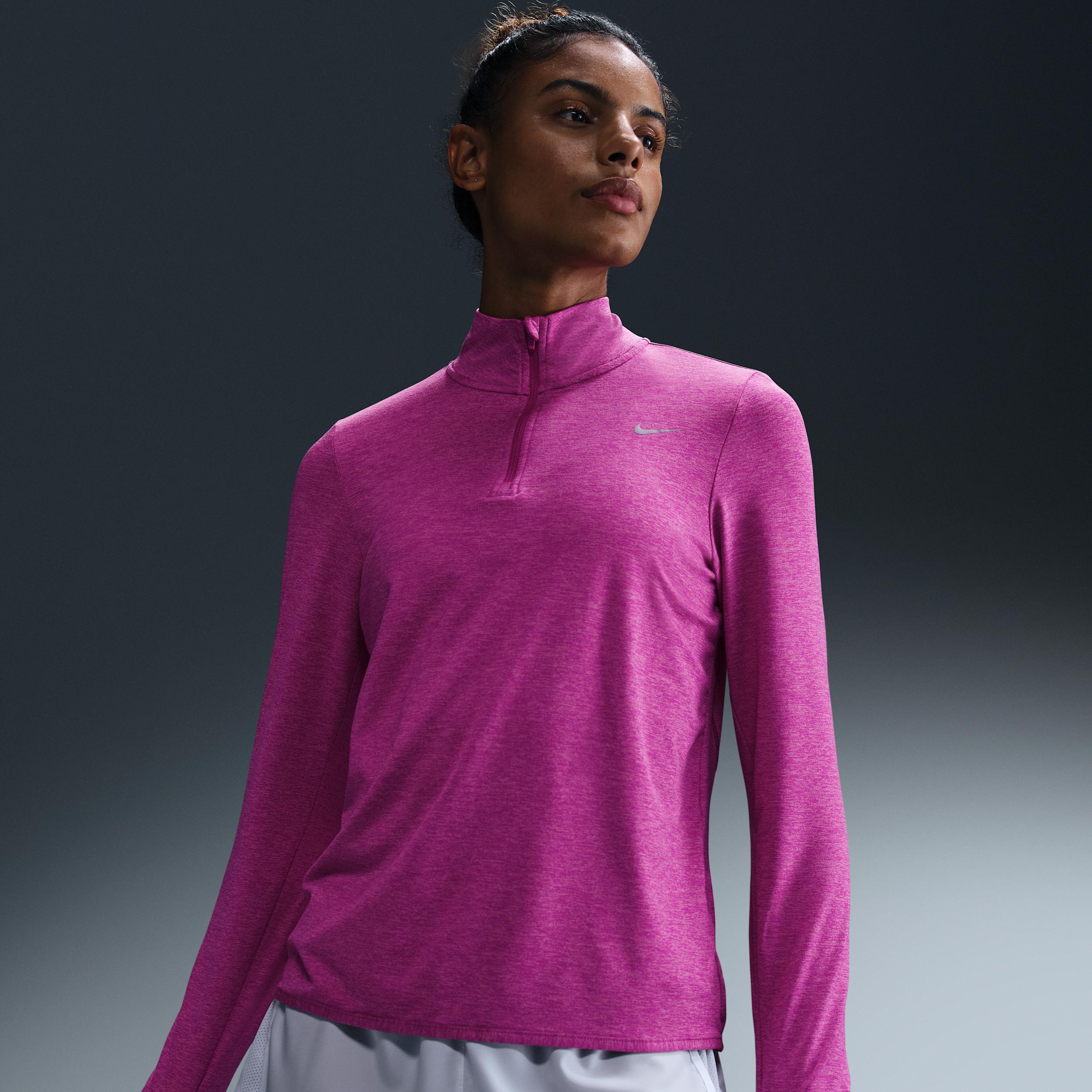 Nike Women's Swift Element UV Protection 1/4-Zip Running Top Product Image