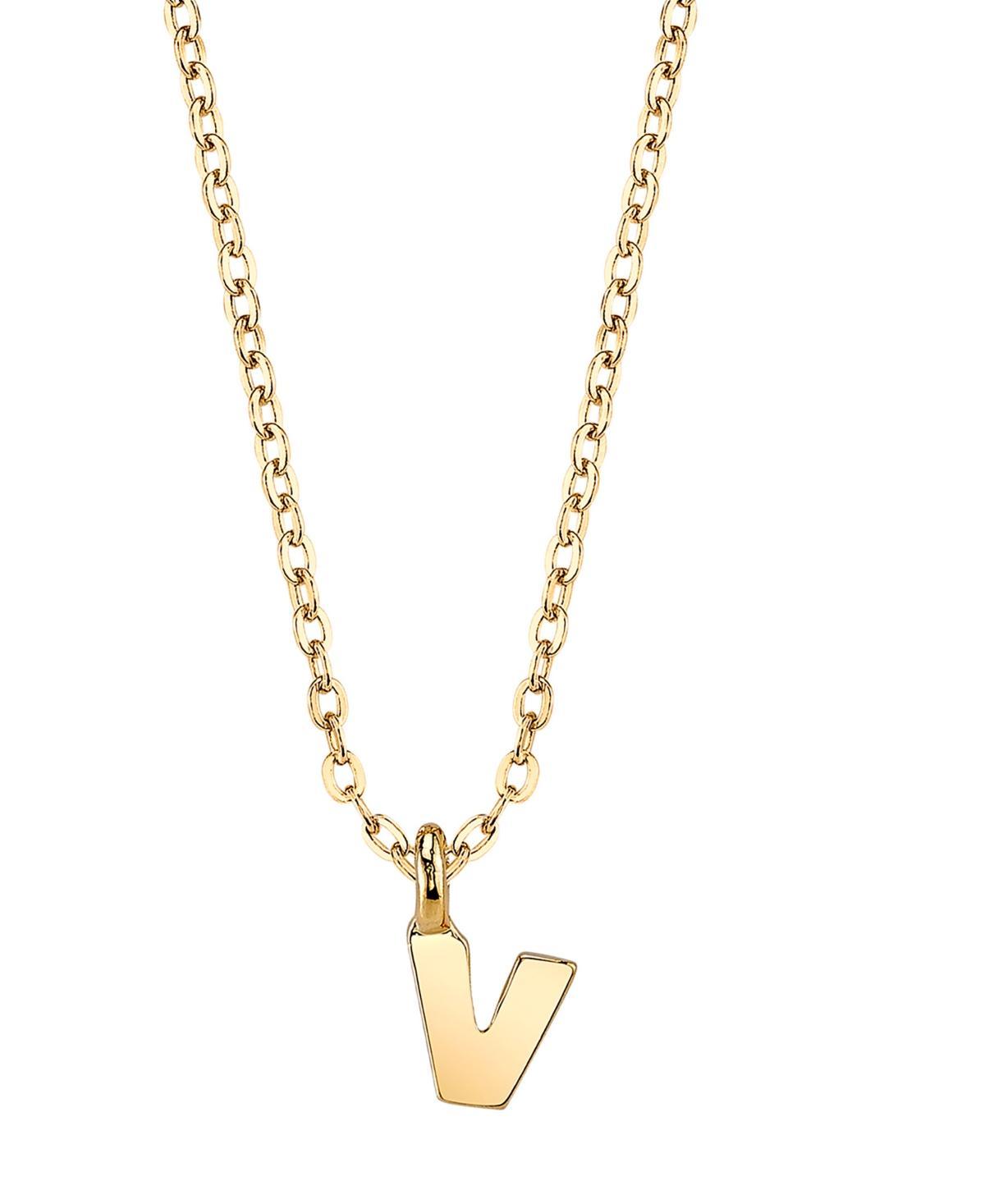 1928 Initial Pendant Necklace, Womens Yellow Product Image