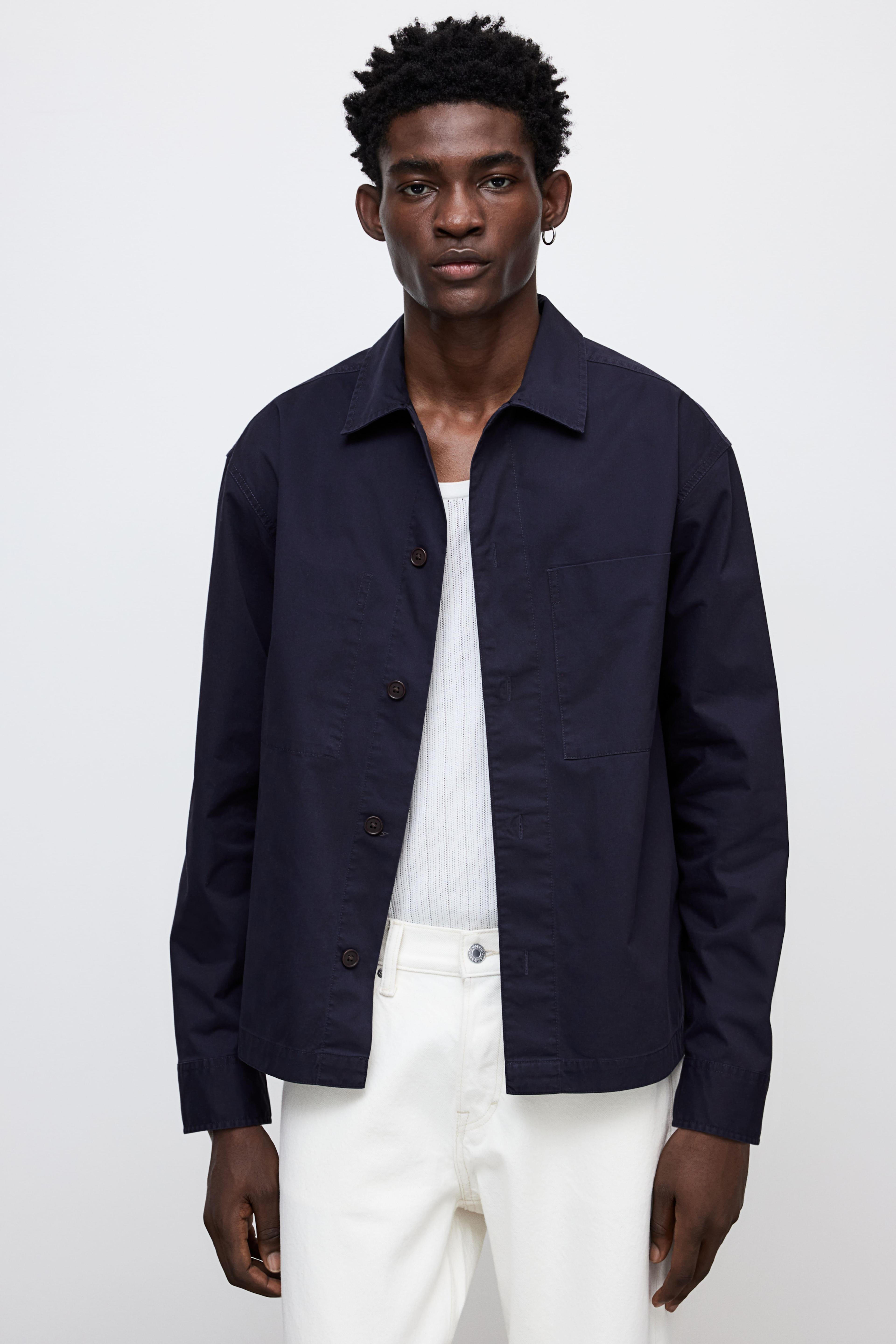 Regular Fit Twill Overshirt Product Image