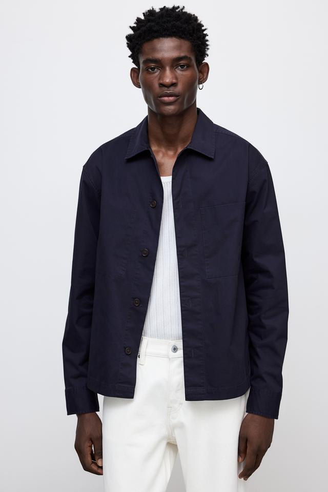 Regular Fit Twill Overshirt Product Image