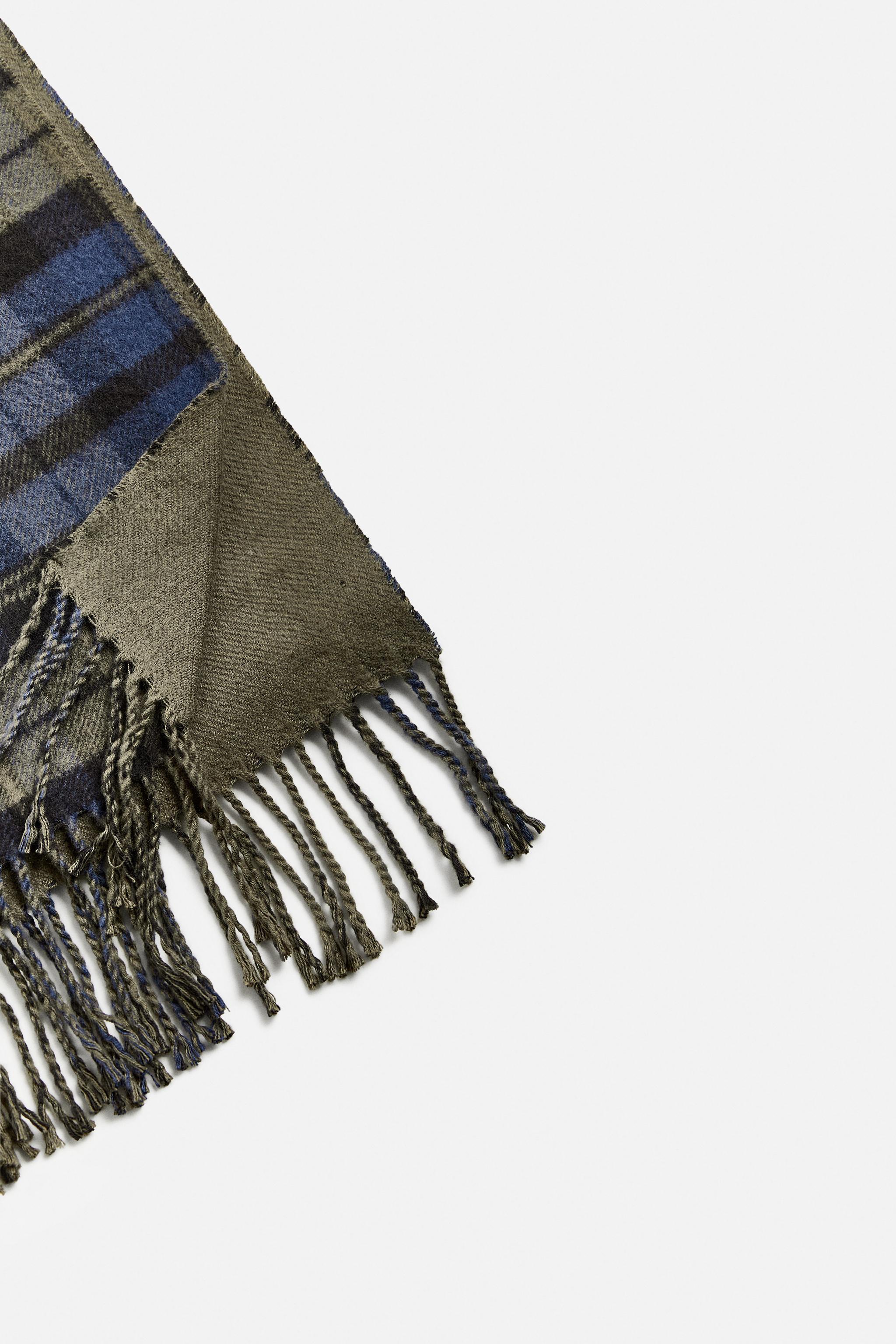 PLAID COMBINATION SCARF Product Image