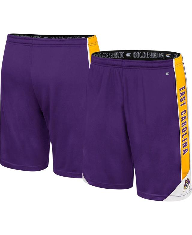 Mens Colosseum Purple ECU Pirates Haller Shorts Product Image