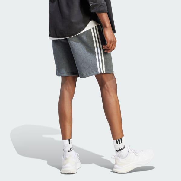 Essentials Fleece 3-Stripes Shorts Product Image