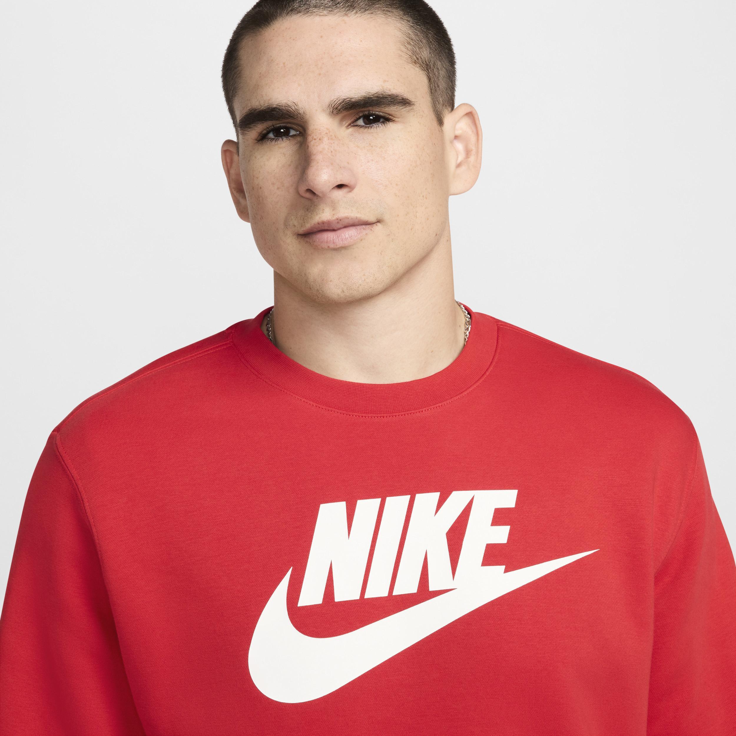 Men's Nike Sportswear Club Fleece Graphic Crew Product Image