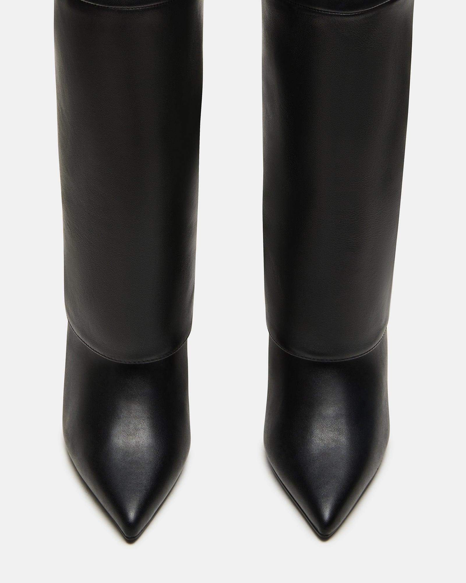 SMITH BLACK LEATHER WIDE CALF Female Product Image