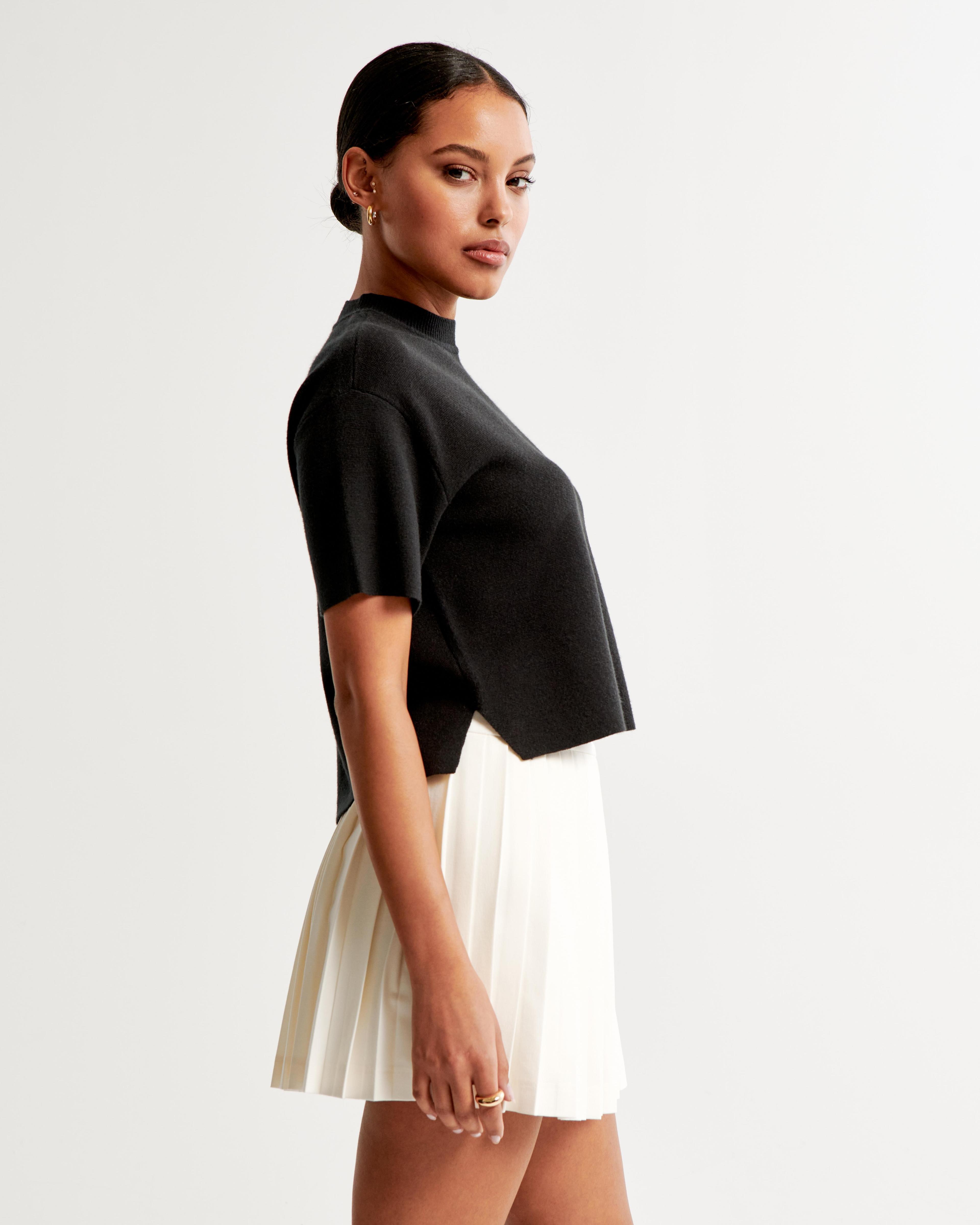 Pleated Wrap Mini Skort Product Image