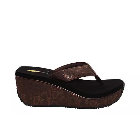 Volatile Frappachino Wedge Flip Flop Product Image