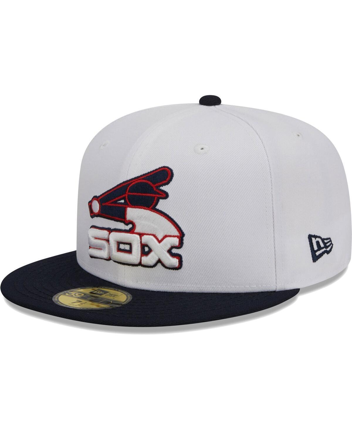 Mens New Era /Navy Chicago Sox Optic 59FIFTY Fitted Hat Product Image