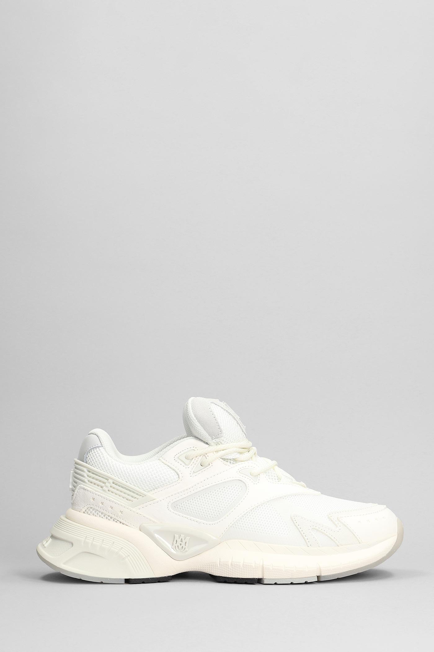 AMIRI Ma Runner Sneakers In White Fabric Product Image