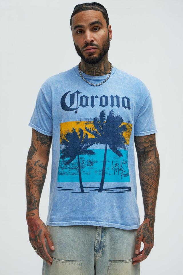 Corona Vacation Short Sleeve Tee - Blue Wash Product Image