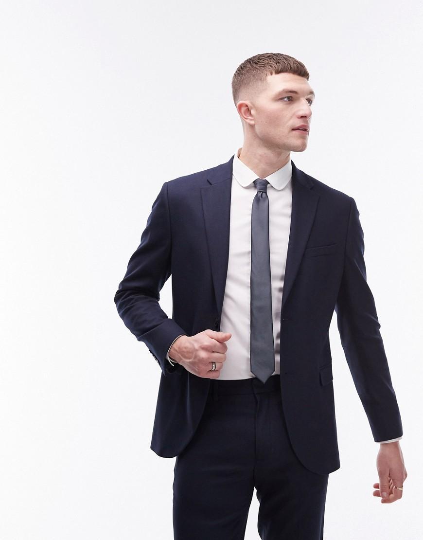 Topman skinny textured suit jacket Product Image