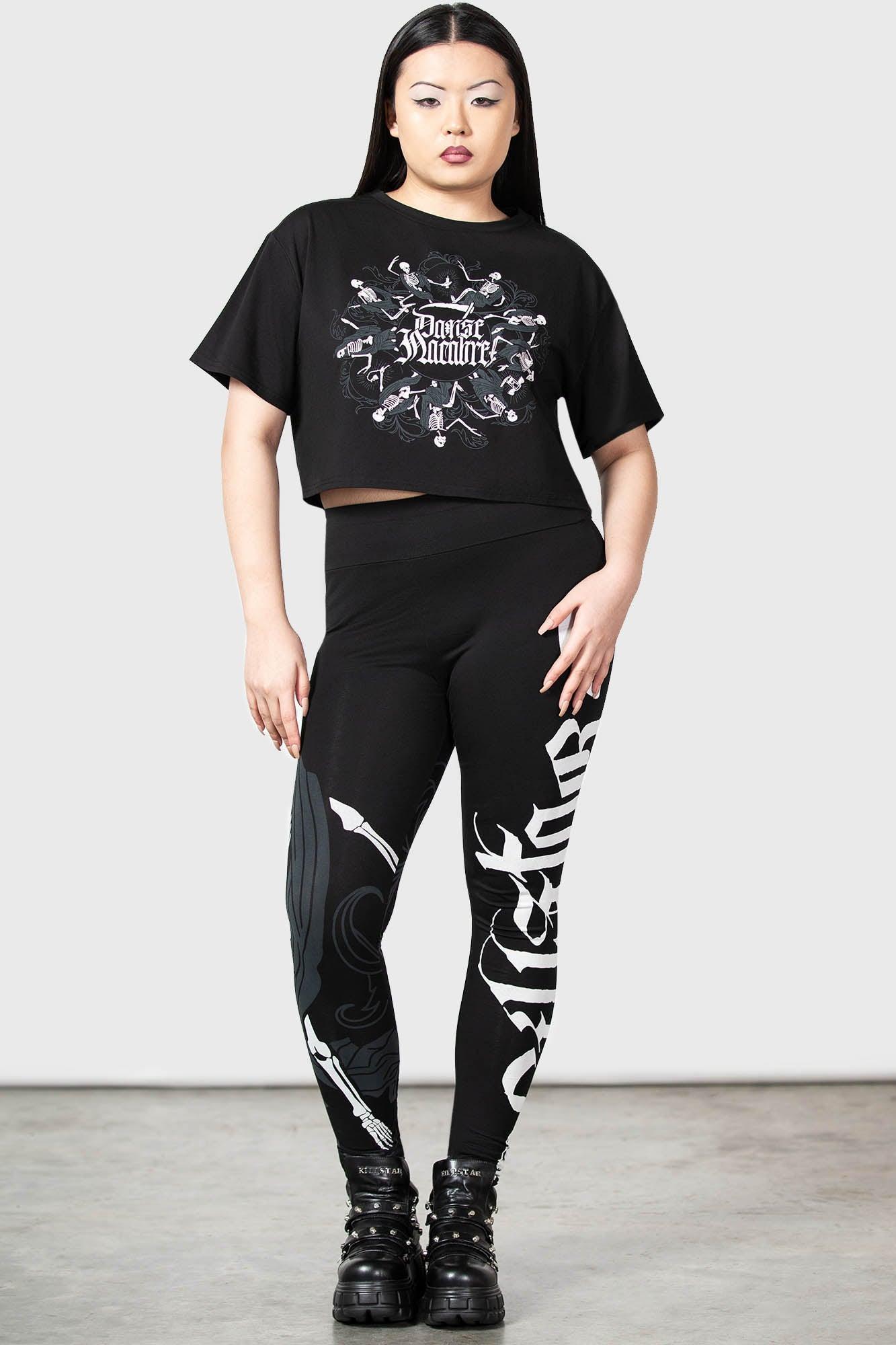 Danse Macabre Crop Top Female Product Image