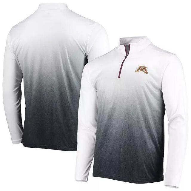 Mens Colosseum Gray Minnesota Golden Gophers Team Magic Quarter-Zip Jacket Product Image