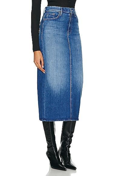 MOTHER Swooner Straight A Line Midi Skirt In Bye Product Image