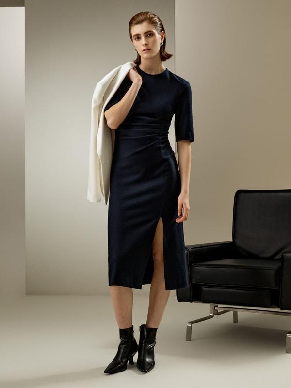 Twist Front Sheath Dress Product Image