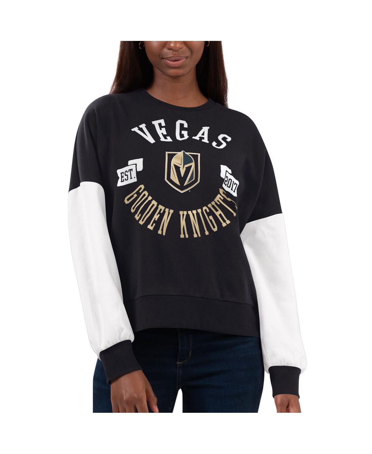 Womens G-III 4Her by Carl Banks Black Vegas Golden Knights Team Pride Pullover Sweatshirt Product Image