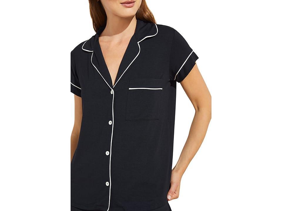 Eberjey Gisele Short Sleeve Crop Pajama Set Product Image