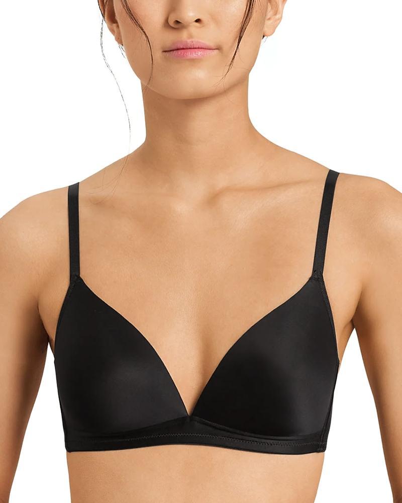 Hanro Satin Deluxe Soft Cup Wireless T-Shirt Bra Product Image