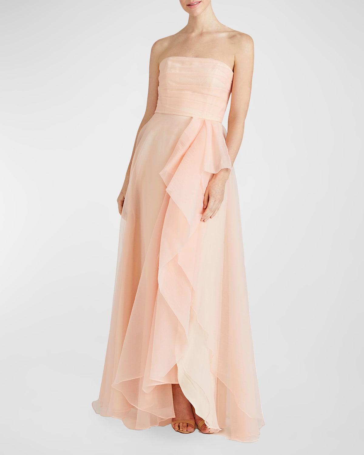 Womens Teresa Draped Tulle Gown Product Image