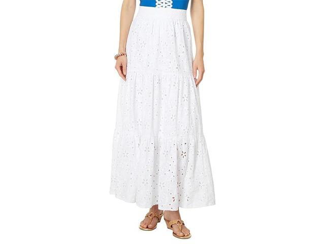 Lilly Pulitzer Winslow Eyelet Maxi Skirt (Resort Sealife Eyelet) Women's Skirt Product Image