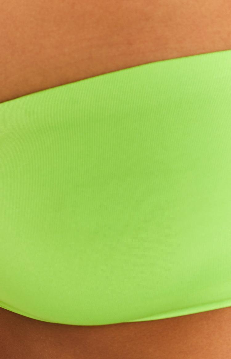 Murphy Lime Bandeau Top Product Image