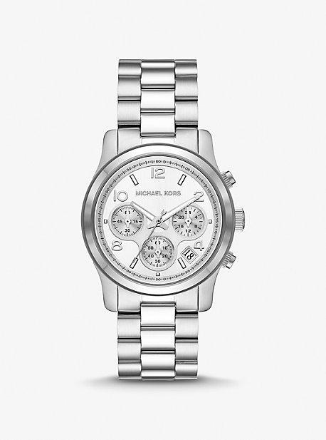 Oversized Pavé Logo -Tone Watch Product Image