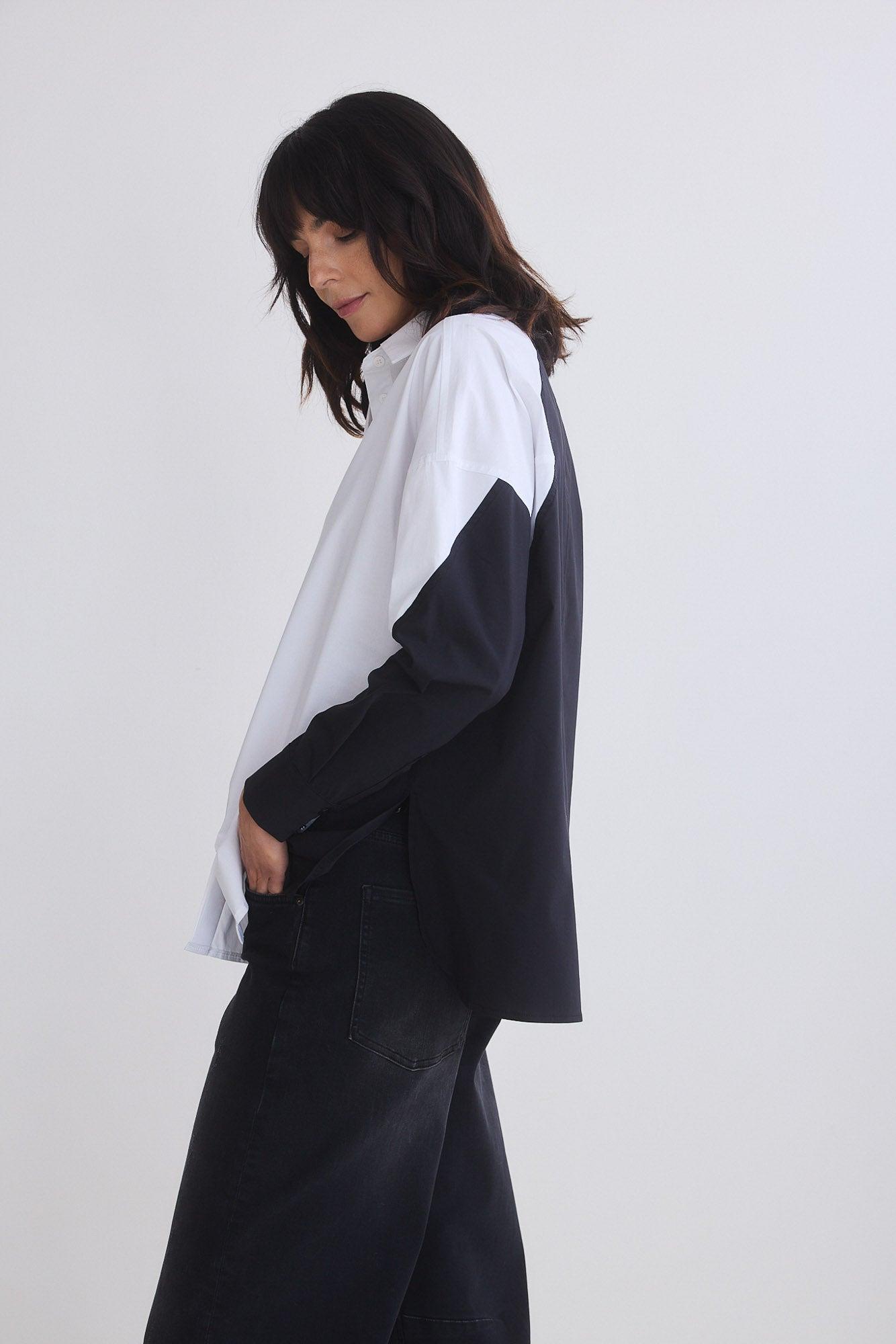 Colorblock Refine Oversized Tunic Product Image