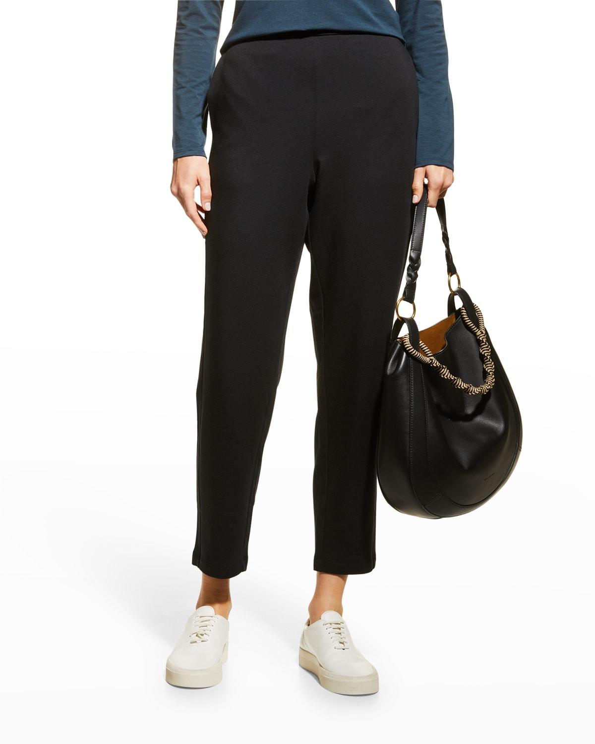 Cropped Knit Terry Pants Product Image