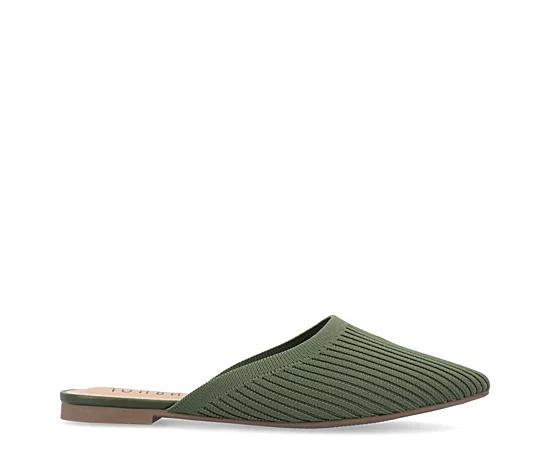 Journee Collection Aniee Womens Mules Green Product Image