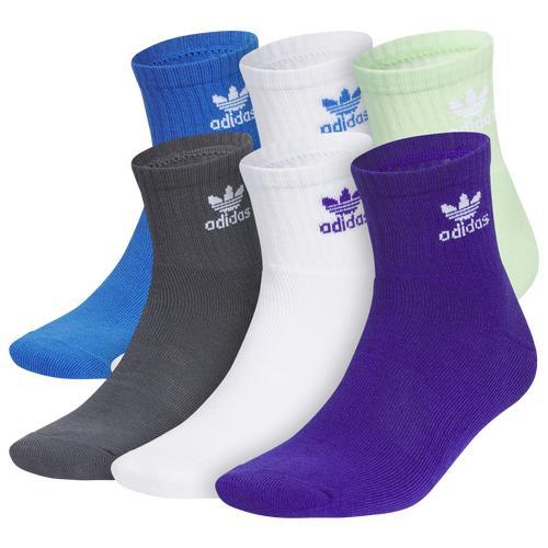 adidas Originals Mens adidas Originals Trefoil 6-Pack Quarter Socks - Mens Product Image