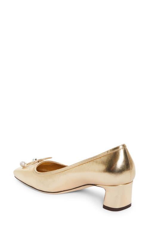 Women's Elme 45 Square Toe Pumps In Gold Product Image