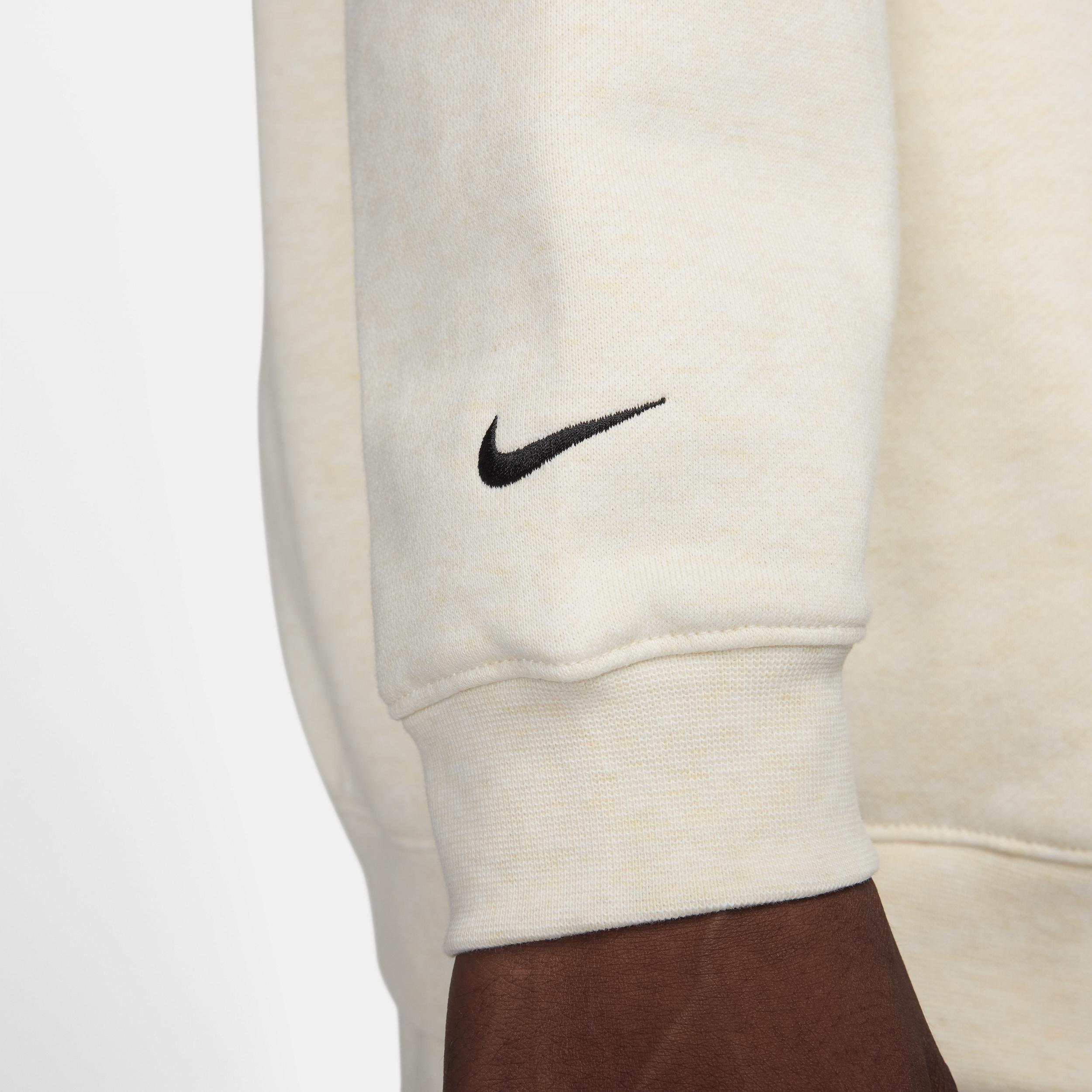 Nike Mens Nike LBJ Brushed Pullover Hoodie - Mens Phantom Heather/Black Product Image