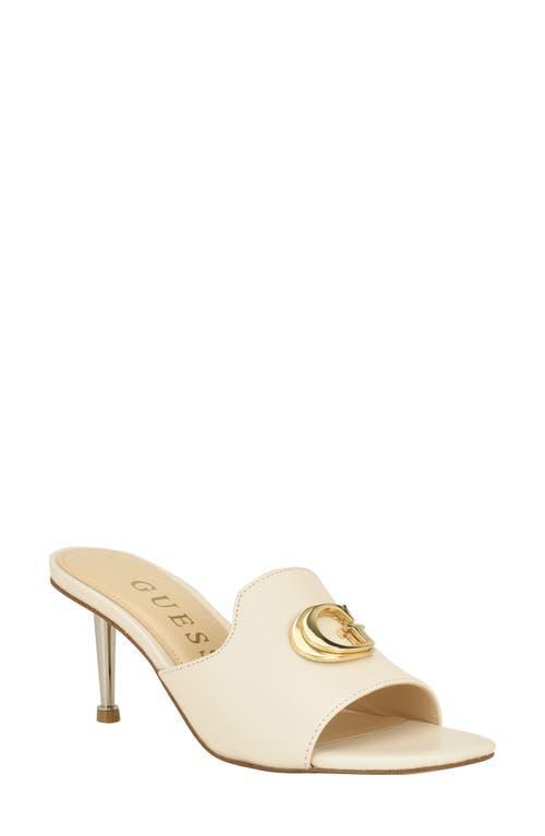 Guess Snapps Leather G Logo Dress Sandals Product Image