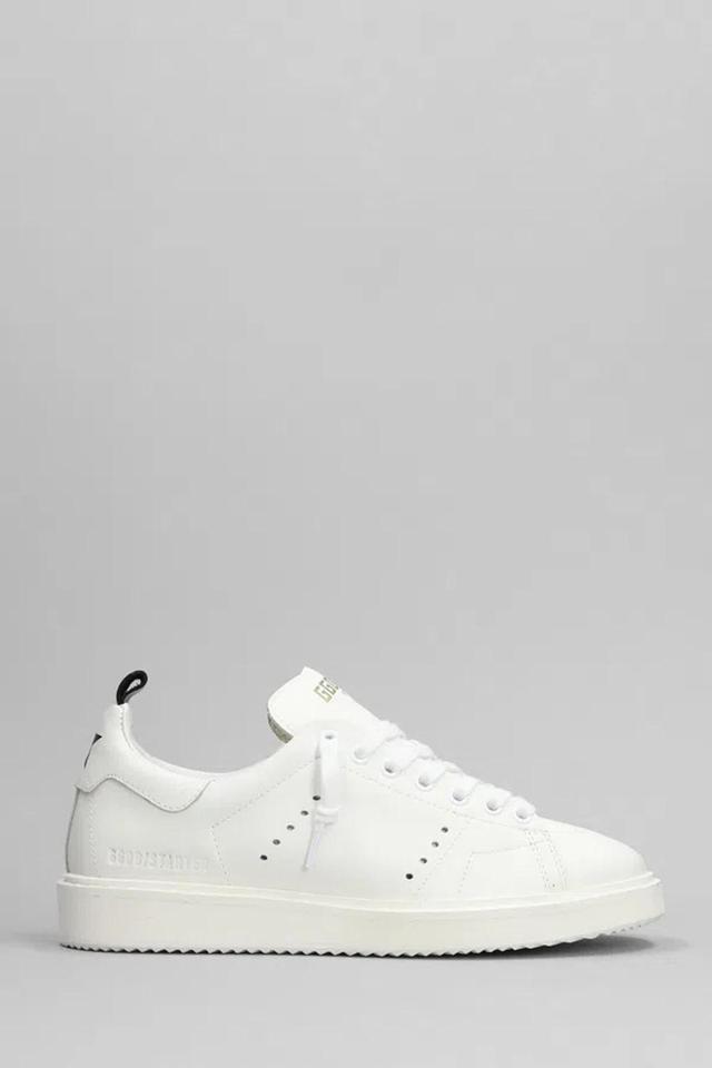 Starter Sneakers In White Leather Product Image