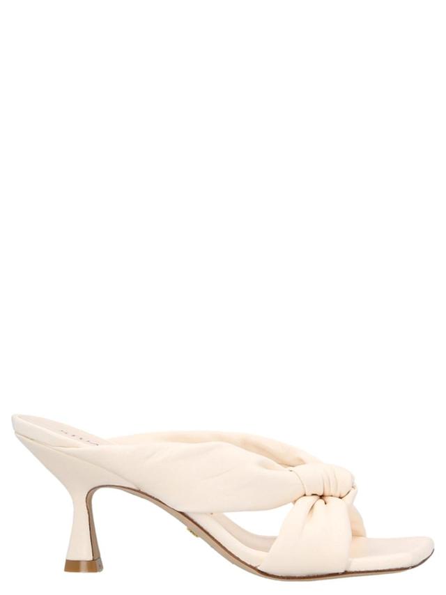 STUART WEITZMAN Hotel Sandals In White Product Image